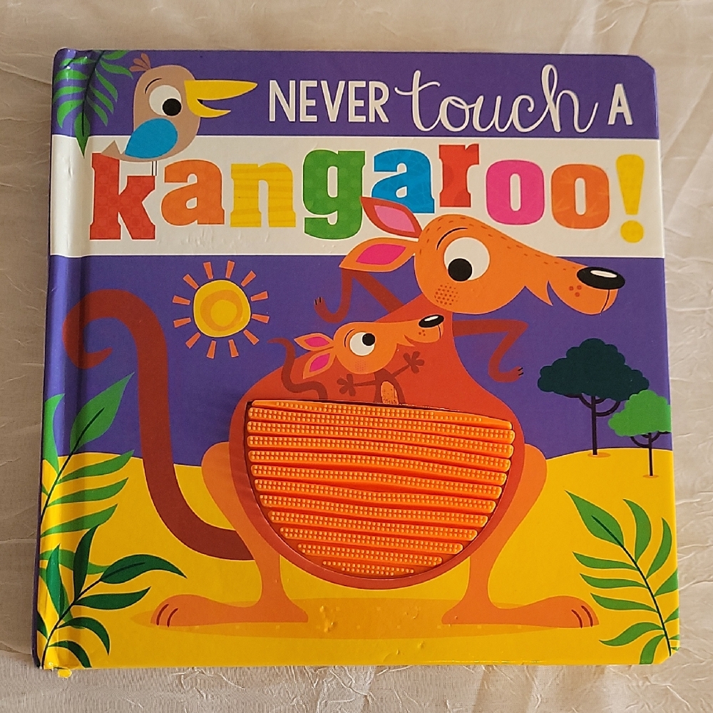 Kids book Never Touch a Kangaroo! Interactive Kids Book